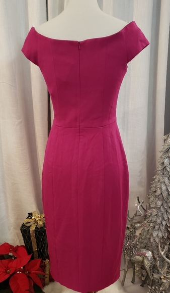 BLACK HALO Riya Off The Shoulder Sheath Dress NWT - Picture 4 of 6